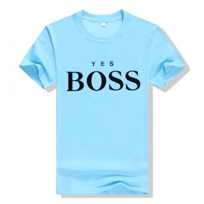 Yes Boss Letter T Shirt 2 TO